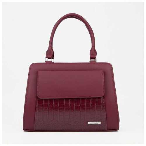 фото Тоут, отдел на молнии, 2 наружных кармана, длинный ремень, цвет красный el masta