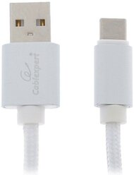 Кабель Cablexpert, Type-C - USB, серия Ultra, 5 А, 1 м, цвет серебристый 4612621
