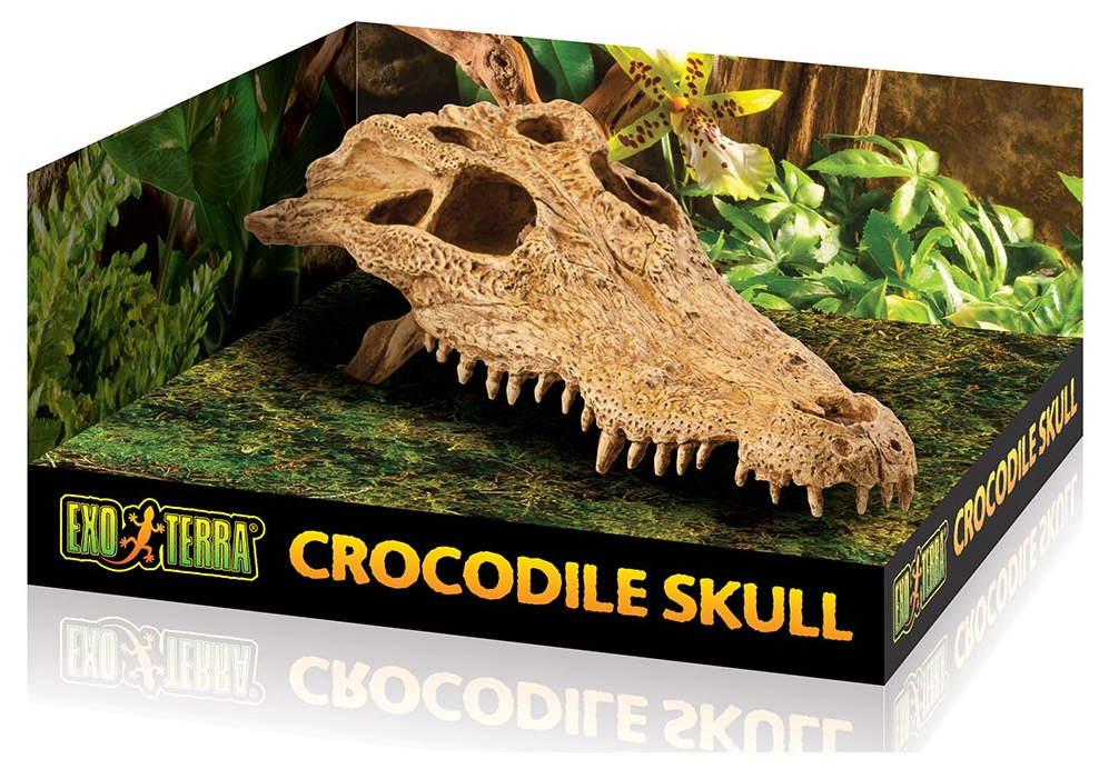 Укрытие-декорация "Череп крокодила" - Exo-Terra Crocodile Skull