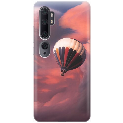 фото Re:pa накладка transparent для xiaomi mi note 10 / note 10 pro с принтом "воздушный шар и волшебство"