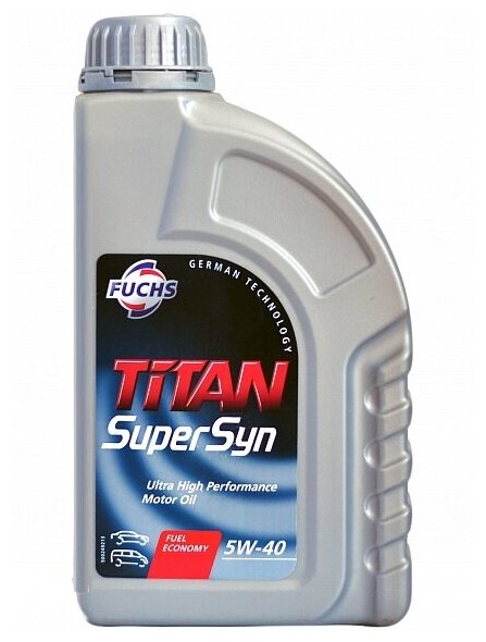 Моторное масло FUCHS Titan SuperSyn 5W-40, 1л
