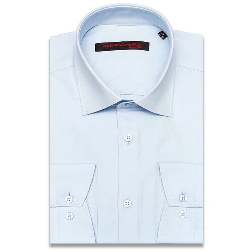 Рубашка Alessandro Milano Limited Edition 2075-43 цвет голубой размер 46 RU / S (37-38 cm.)
