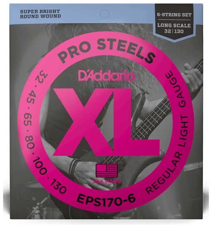 D ADDARIO EPS170 6 Струны для бас-гитары