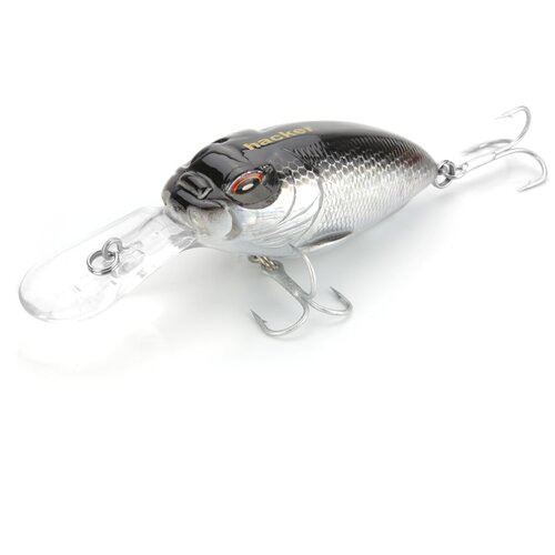 воблер hacker mad crank 55f цвет natural and orange belly Воблер Hacker Mad Crank Deep 55FL, цвет Metallic HG. Silver