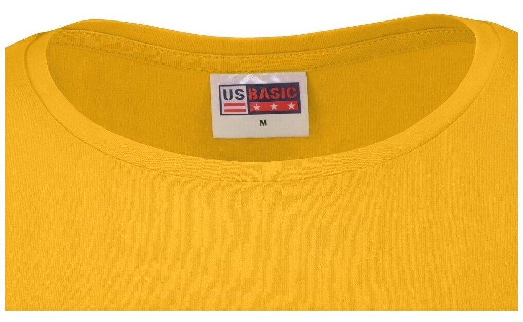 Футболка Us Basic, 1 шт., размер XL, золотисто-желтый — фото 1