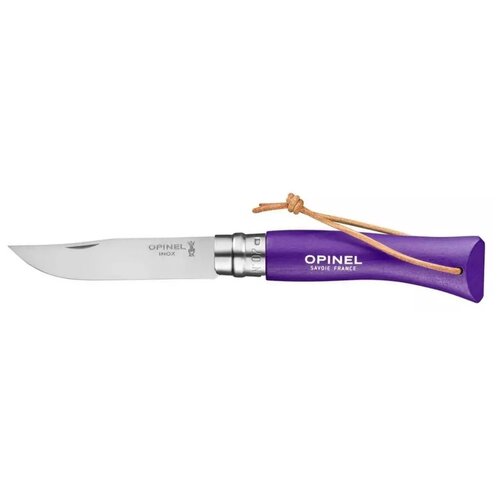 нож складной opinel 8 trekking hornbeam бордовый Нож складной OPINEL Tradition Trekking №07 пурпурный
