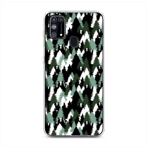 фото Силиконовый чехол "медвежий камуфляж" на samsung galaxy m31 / самсунг галакси м31 case place