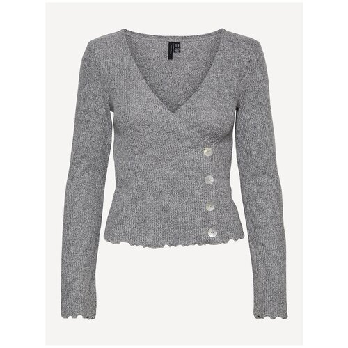 фото Пуловер vero moda, размер s/36, medium grey melange