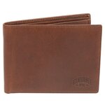Бумажник KLONDIKE Dawson, натуральная кожа в коричневом цвете, 13 х 1,5 х 9,5 см - изображение