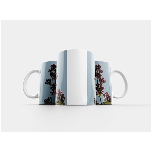 фото Кружка "сирень, сирень обыкновенная, декоративный кустарник" 320 мл lotsprints