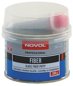 NOVOL Fiber Glass Putty Шпатлевка со стекловолокном 0,2 кг.