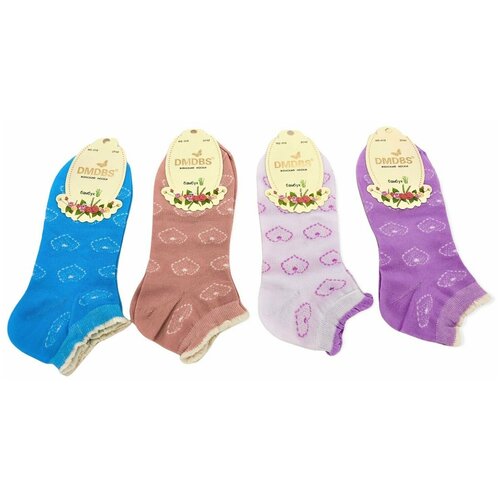 фото Женские носки dmdbs укороченные, размер 37-42, мультиколор