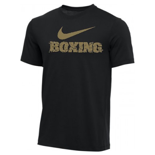 Футболка Nike Cotton Dri-Fit Boxing Black/Gold (S)