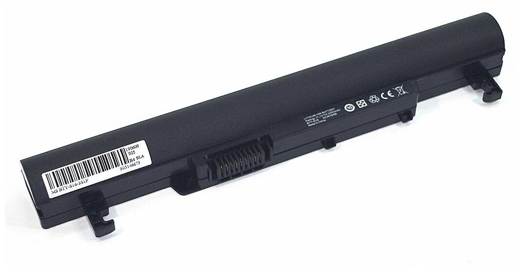 Аккумуляторная батарея для ноутбука MSI BTY-S16 (925T2008F) 11.1V 2600mAh OEM черная