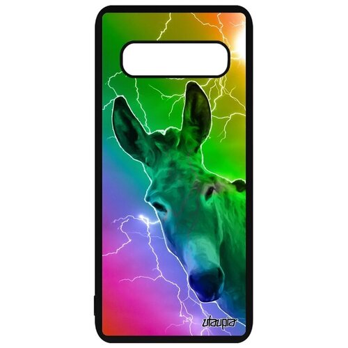 фото Противоударный чехол для телефона // galaxy s10 plus // "осел" стиль глупец, utaupia, цветной