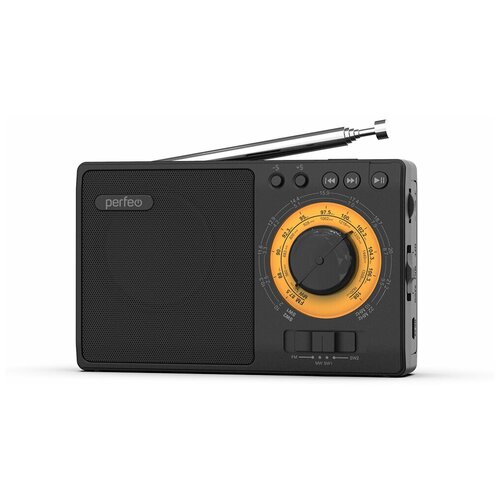 Радиоприёмник Perfeo заря i10BK черный PF-C3279 100500₽