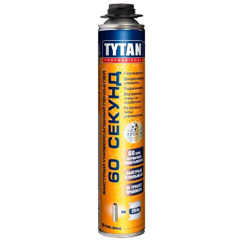 Титан 60 секунд пена-клей для пенополистирола (750мл)