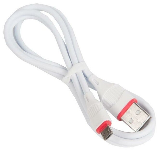 Кабель BOROFONE BX17 Enjoy USB - MicroUSB 2.4A 1м белый