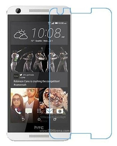 HTC Desire 626 (USA) защитный экран из нано стекла 9H одна штука