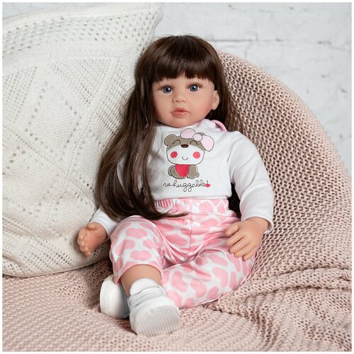 Мягконабивная кукла Реборн девочка Джейн, 60 см мягконабивная кукла реборн эндрю 55 см