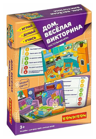 Игра настольная Bondibon Дом Весёлая викторина