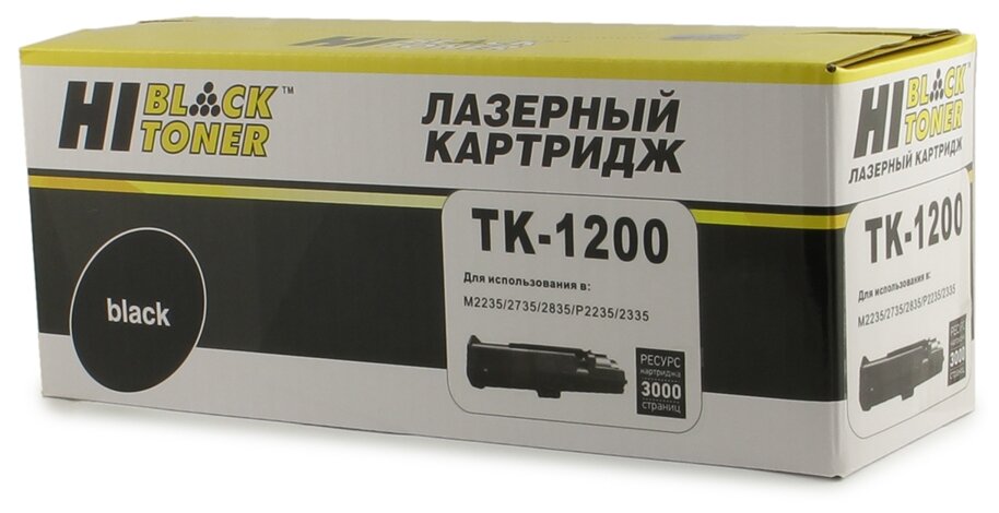Картридж Hi-Black HB-TK-1200, 3000 стр, черный