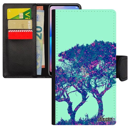 фото Красивый чехол книжка для мобильного // apple iphone xs // "гренадил" символ дизайн, utaupia, голубой