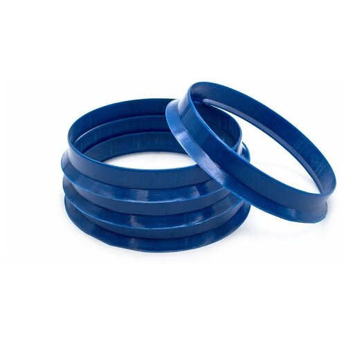 фото Кольца центровочные 60,1х58,6 dark blue 4 шт высококачественный пластик sds exclusive