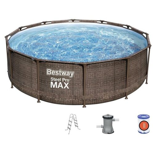 Бассейн Bestway Steel Pro Max 56709, 366х100 см, 366х100 см