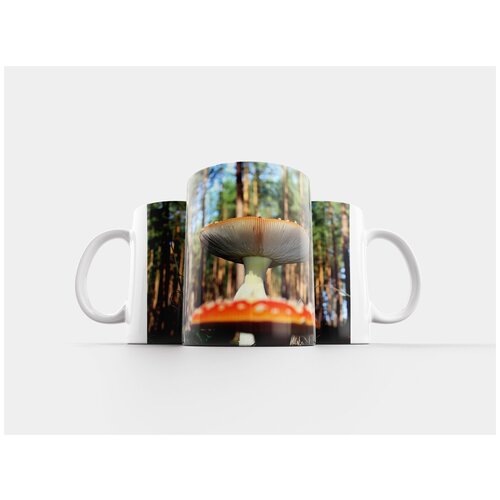 фото Кружка "красная поганка, лес, ядовитые грибы" 320 мл lotsprints