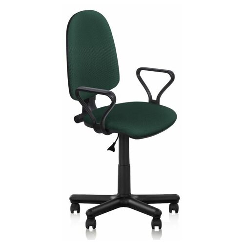 фото Prestige (престиж) gtp cpt pm60 кресло (ткань с-32, черная с зеленым) nowy styl