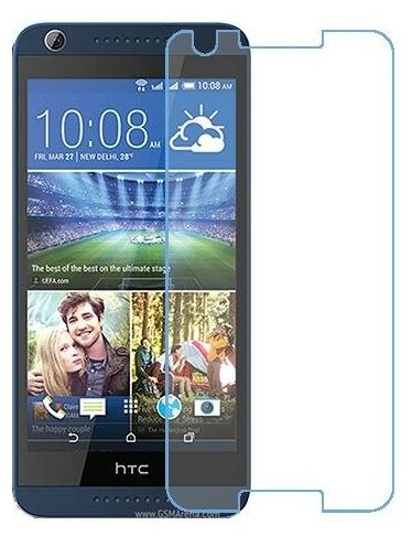 HTC Desire 626G+ защитный экран из нано стекла 9H одна штука