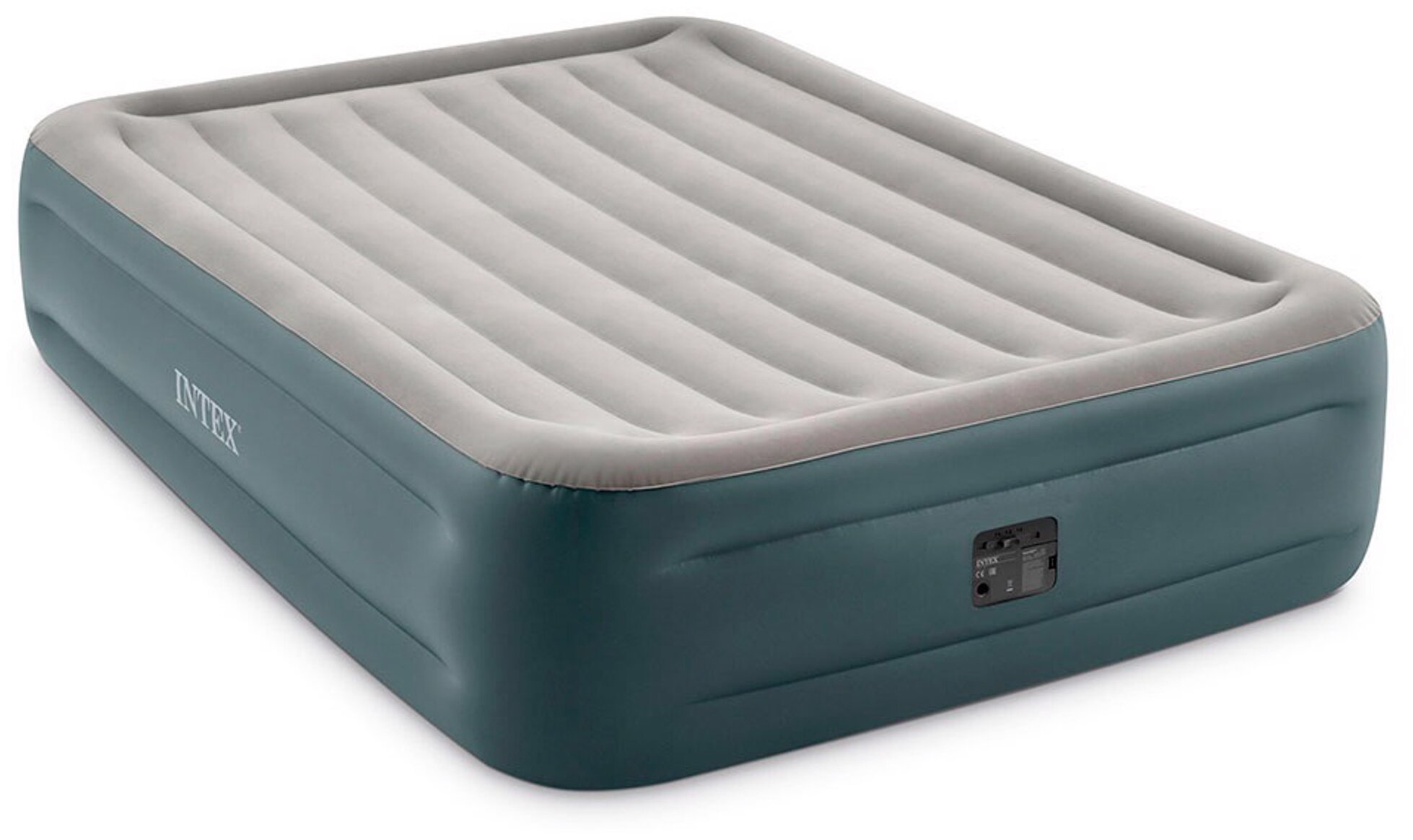 Надувная кровать Intex Essential Rest Airbed (64126), 203х152 см, серый
