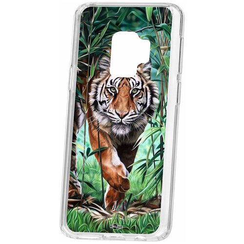 фото Чехол на samsung galaxy s9 kruche print крадущийся тигр / чехол для samsung / чехол с рисунком / чехол с принтом / чехол для самсунг / чехол для самсунг / бампер на гелакси / чехол накладка для гэлэкси / противоударная накладка для samsung galaxy / защита для galaxy / защита на samsung / cиликоновый чехол для samaung galaxy / пластиковый чехол на самсунг / защитный чехол для самсунг / чехольчик / защита телефона / ударопрочный чехол / галакси кruче