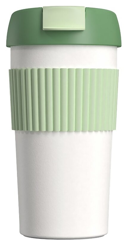 KissKissFish Rainbow Vacuum Coffee Tumbler (Green)