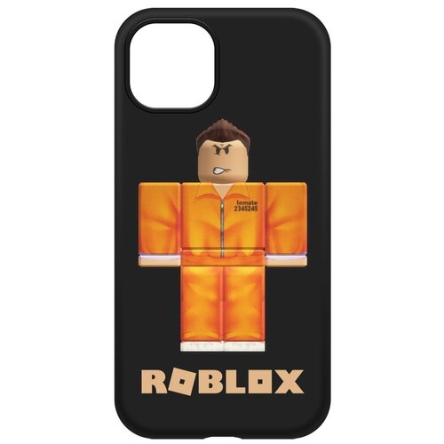 Чехол-накладка Krutoff Soft Case Roblox-Заключенный для Apple iPhone 13 черный чехол накладка krutoff soft case roblox заключенный для infinix note 30 vip черный