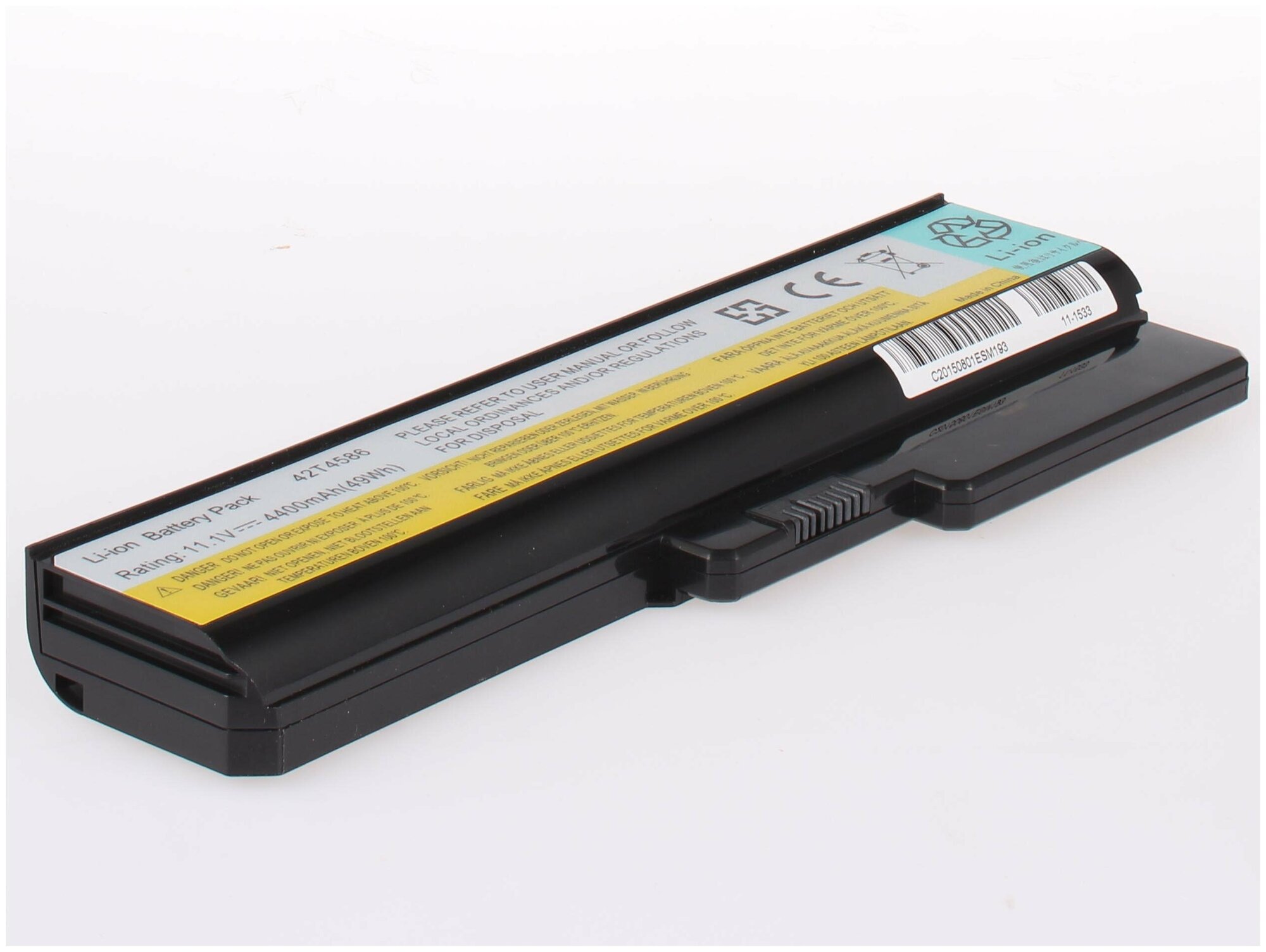 Аккумуляторная батарея Anybatt 11-B1-1533 4400mAh для ноутбуков iBM-Lenovo L08S6Y02, L08L6Y02, L08N6Y02,