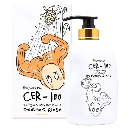 Маска-бальзам для волос CER-100 Collagen Coating Hair Muscle Treatment Rinse 1КТ