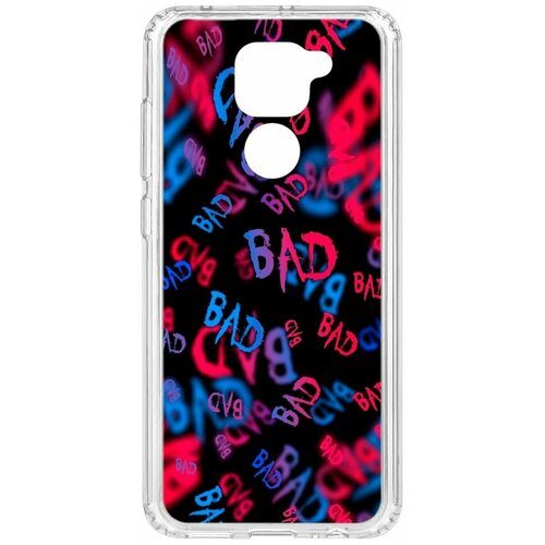 фото Чехол на xiaomi redmi note 9 kruche print bad / чехол для xiaomi / чехол с рисунком / чехол с принтом / чехол для ксяоми / чехол для хаоми / бампер на сяоми / чехол накладка для ксяоми / противоударная накладка для xiaomi redmi mi / защита для redmi / защита на mi / cиликоновый чехол для xiaomi redmi / пластиковый чехол на ксиаоми / защитный чехол для хаоми / чехольчик / защита телефона / ударопрочный чехол кruче