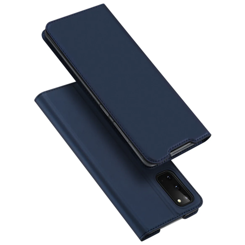 фото Чехол-книжка samsung g980f, galaxy s20, dux ducis skin pro series, боковой, синий x-case