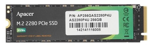 SSD накопитель Apacer AP256GAS2280P4U-1