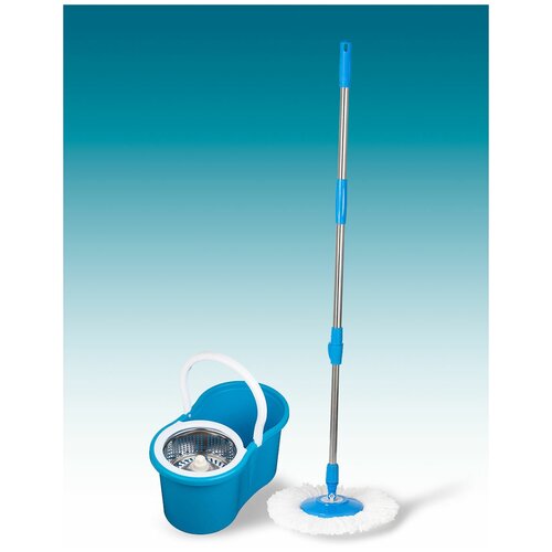 Швабра с отжимом и ведром Sokoltec S600BL