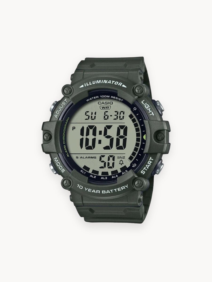 Наручные часы CASIO Collection, зеленый