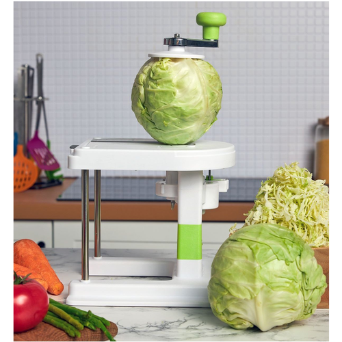 Механическая капусторезка молния ручная капусторезка измельчитель с регулировкой ширины нарезки 3 дополнительных лезвия в подарок 2050₽