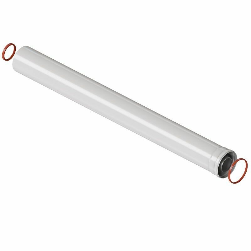 фото Удлинитель дымохода WAAG DN60/100 x L1м