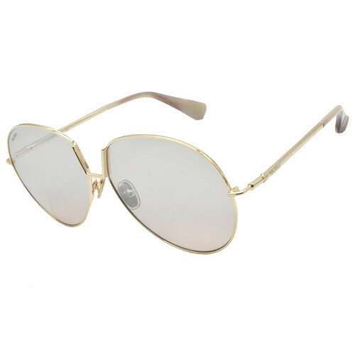 max mara золотой Солнцезащитные очки Max Mara MM 0081 32G, серый, золотой