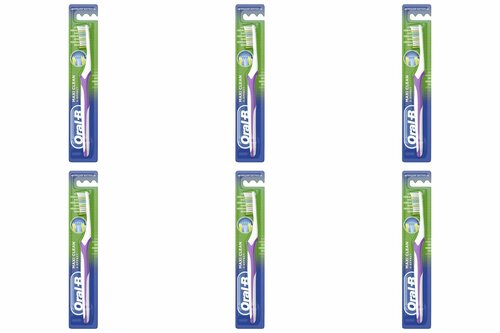 Oral-B Зубная щетка 3-Effect Classic средней жесткости, 6 шт