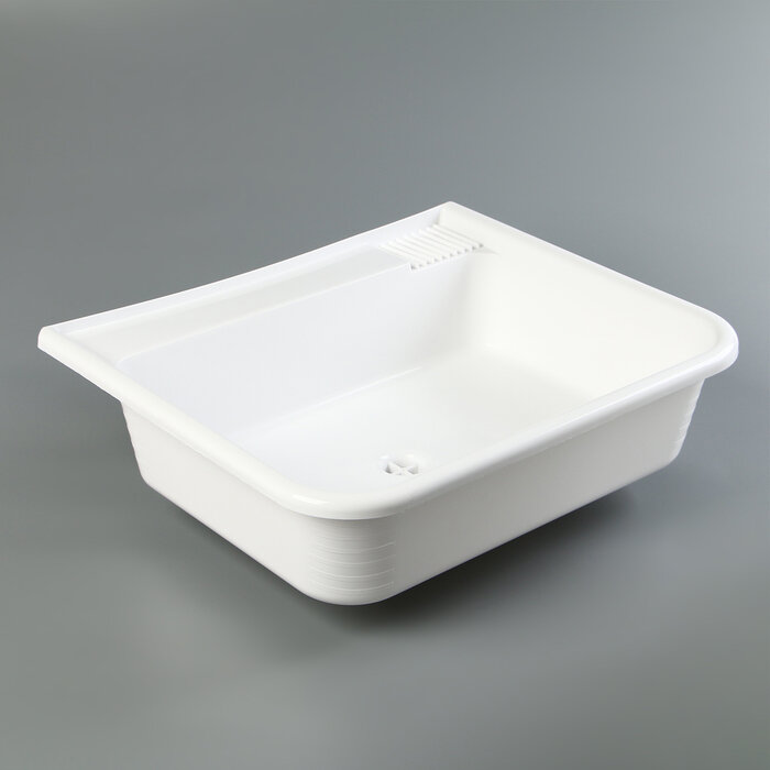 фото Раковина с выпуском 41 х 49 х 14 см, пластик 10202404
