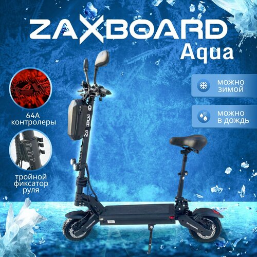 Мощный полноприводный электросамокат ZAXBOARD Titan X2 Pro AQUA 21ah ...