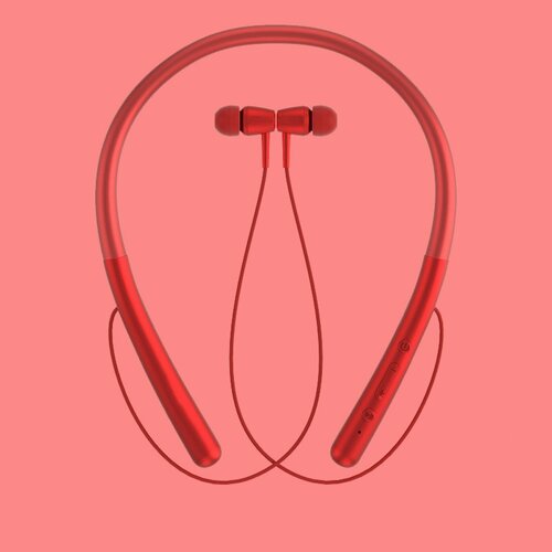 Наушники спортивные WI-H700 беспроводные вакуумные ВТ 42 микрофон 100 мАч красные 1068₽